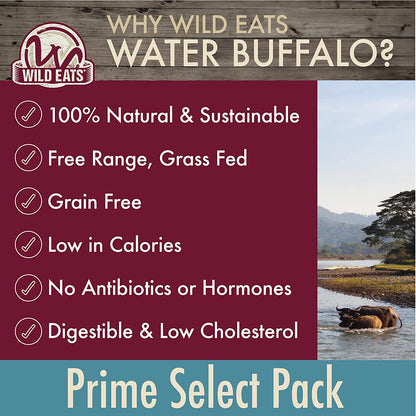 Water Buffalo Dog Chews - 7 Pack of Long Lasting, Grain &amp; Gluten Free Treats, Perfect for Dogs