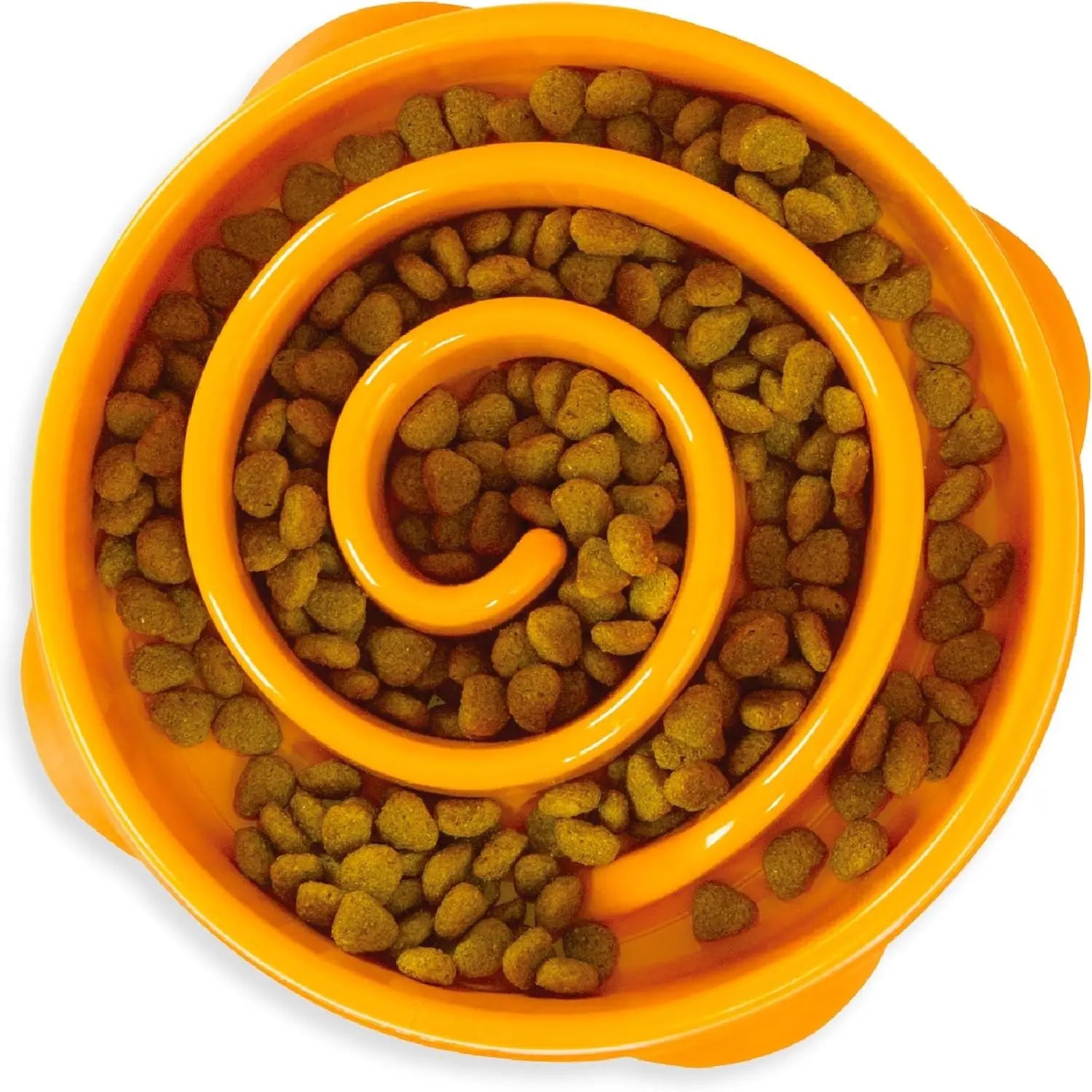 Outward Hound Fun Feeder Slo Bowl, Medium Slow Feeder Dog Bowl, 2 Cups, Blue