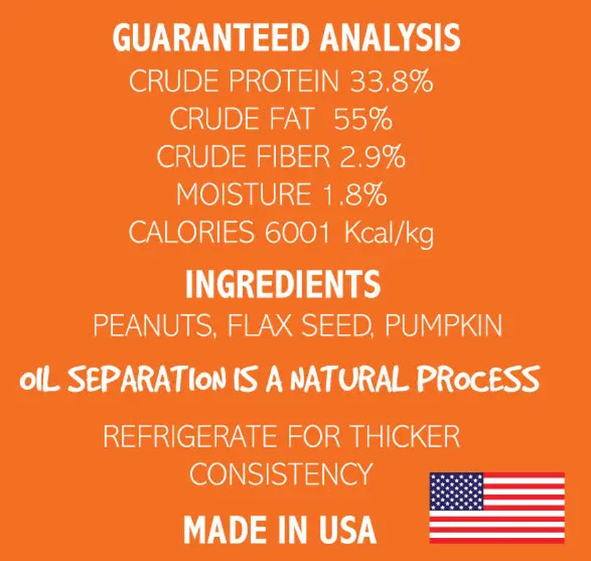 Dogtastic Gourmet Peanut Butter for Dogs - Pumpkin &amp; Flax Seed Flavor
